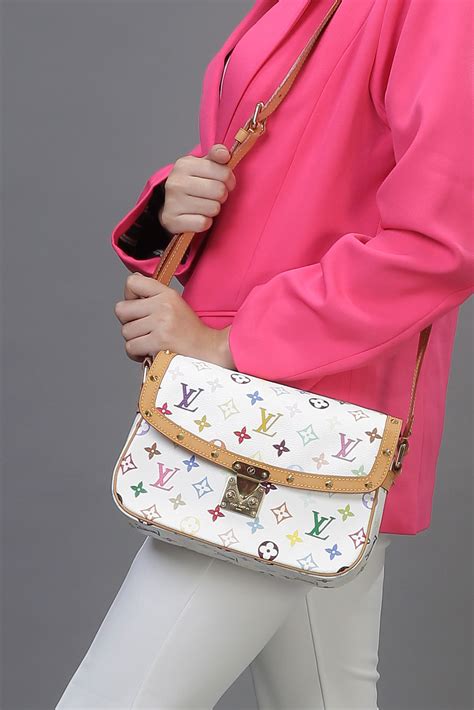 lv multicolor sologne|LOUIS VUITTON Monogram Multicolor Sologne White.